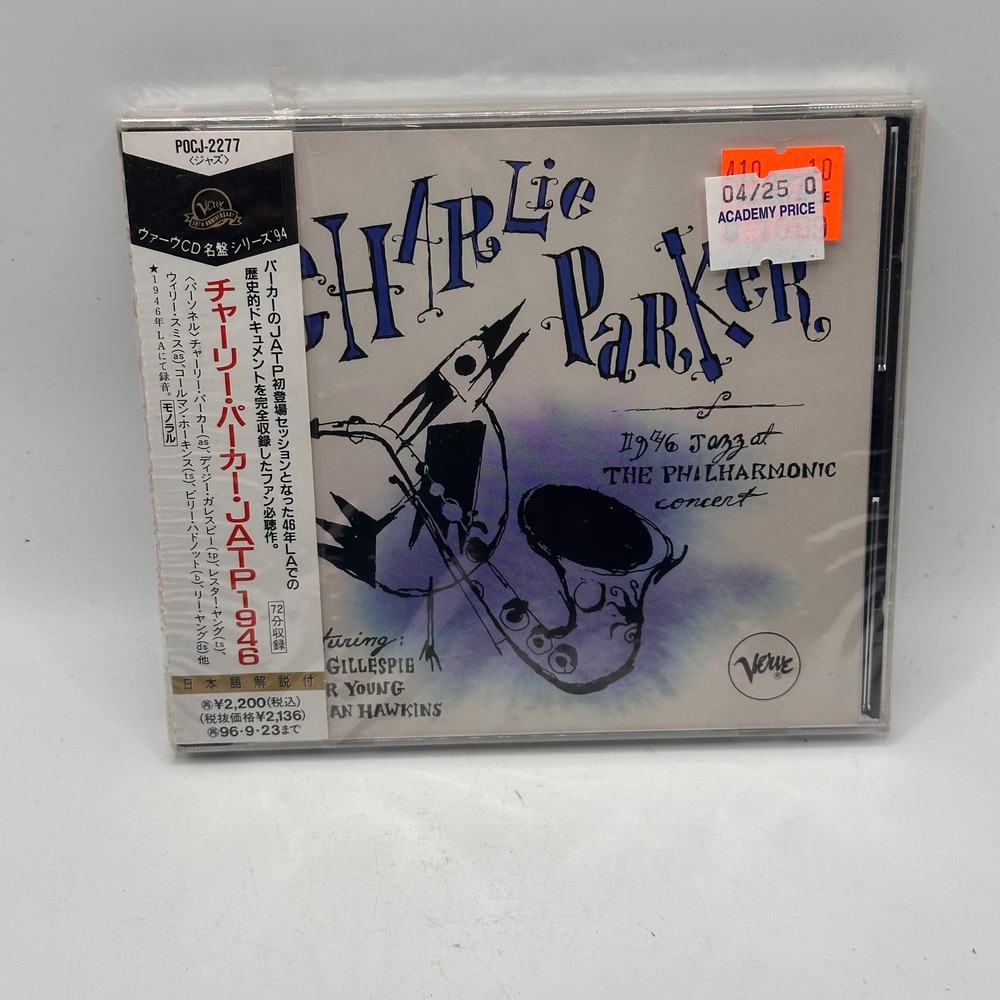Charlie Parker 1946 Jazz at the Philharmonic CD Japan Import OBI POCJ-2277